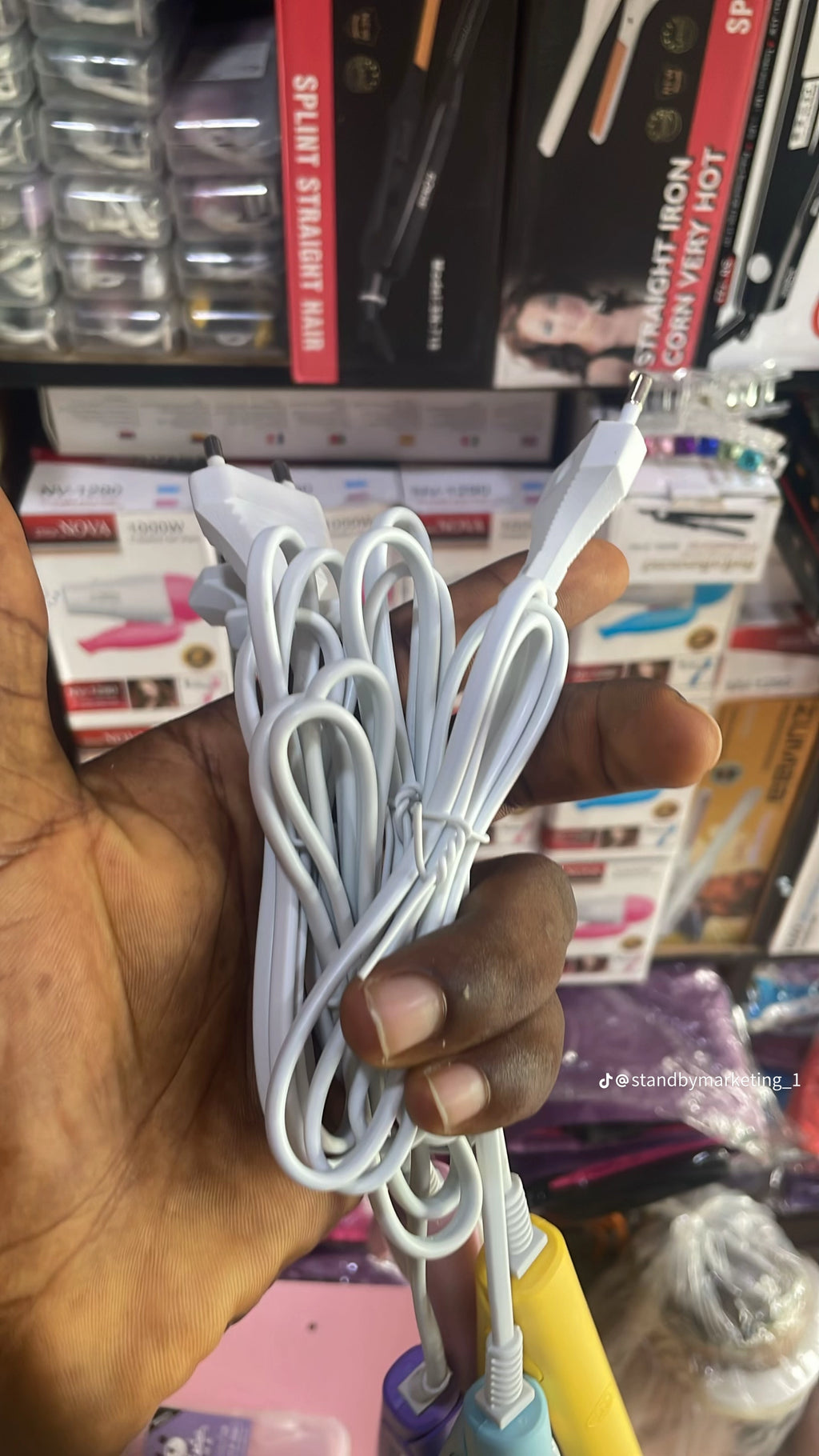 Mini hair straightener