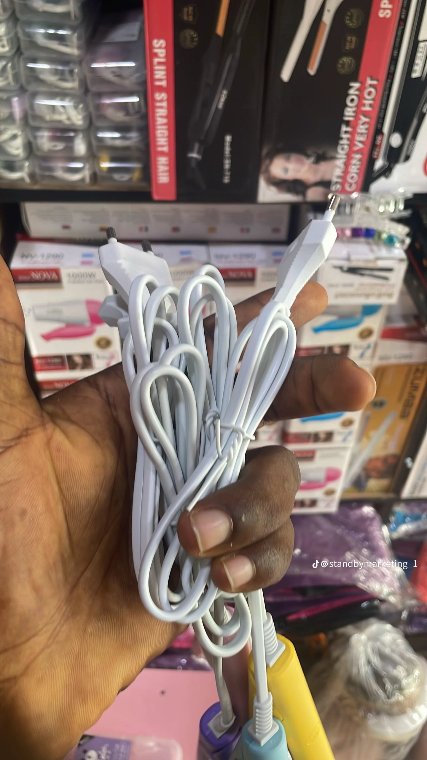 Mini hair straightener